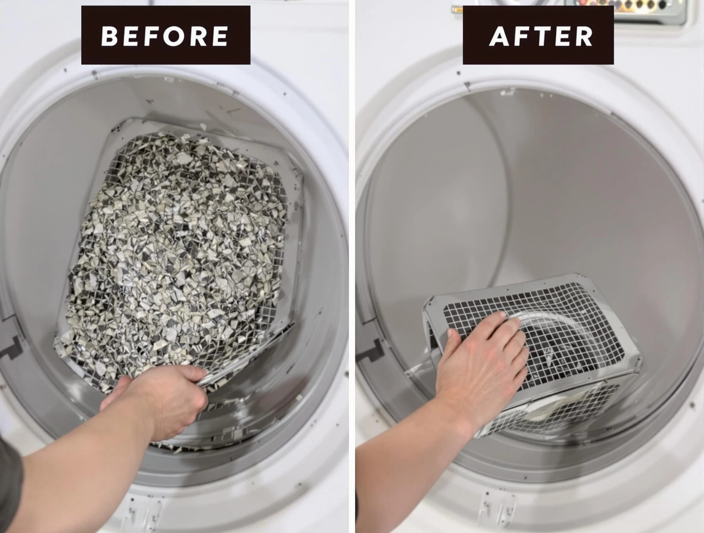Professional lint trap cleaning by Palmetto Dryer Vent Cleaning in Palmetto