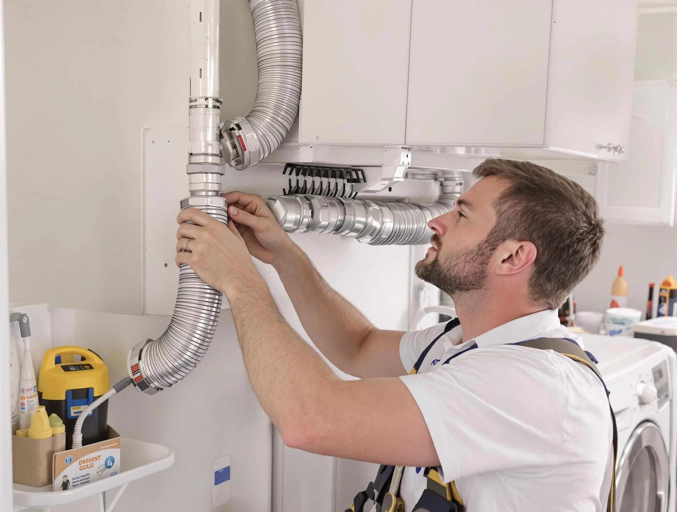 Professional dryer vent repair and installation by Palmetto Dryer Vent Cleaning in Palmetto