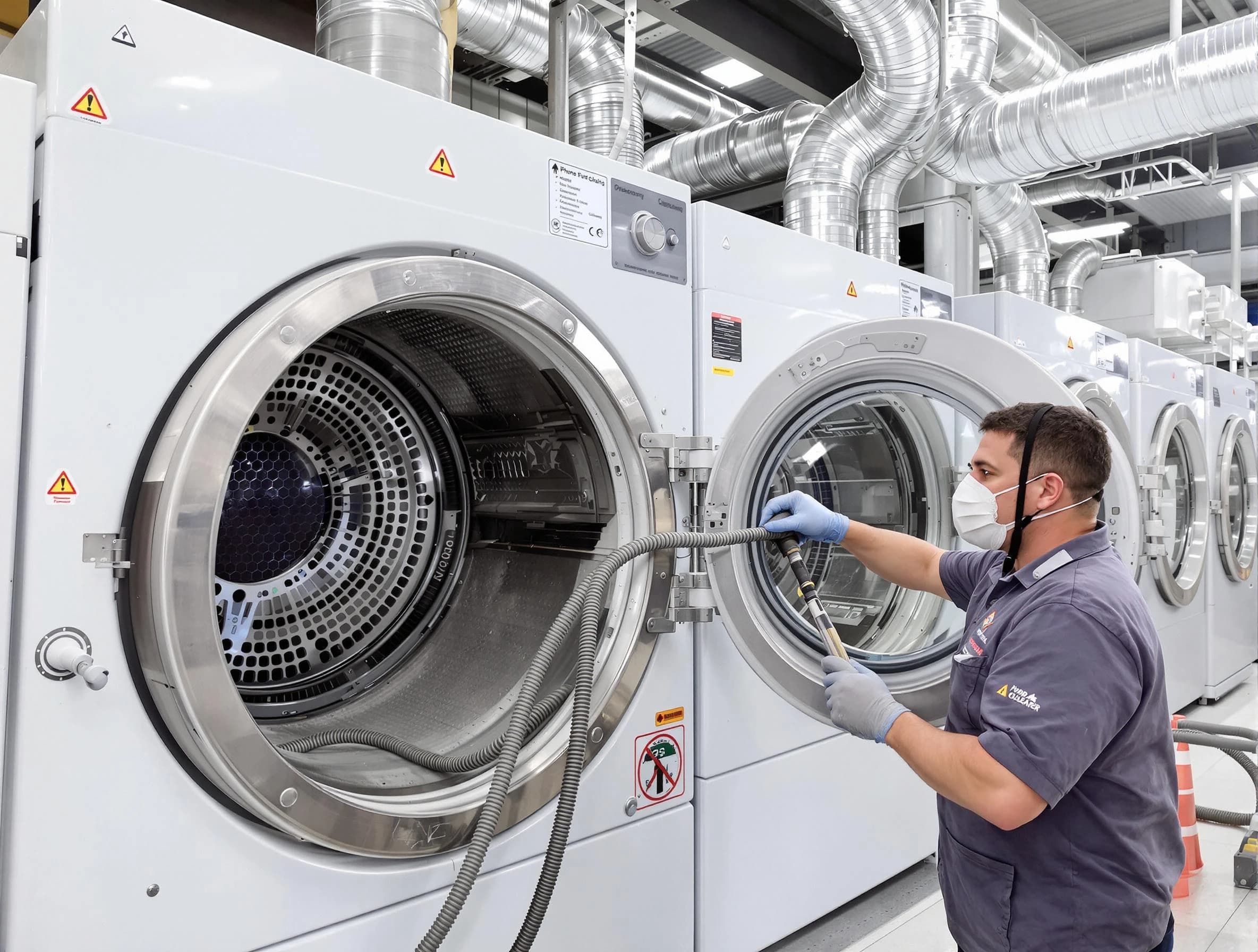 Industrial-grade dryer vent cleaning by Palmetto Dryer Vent Cleaning in Palmetto