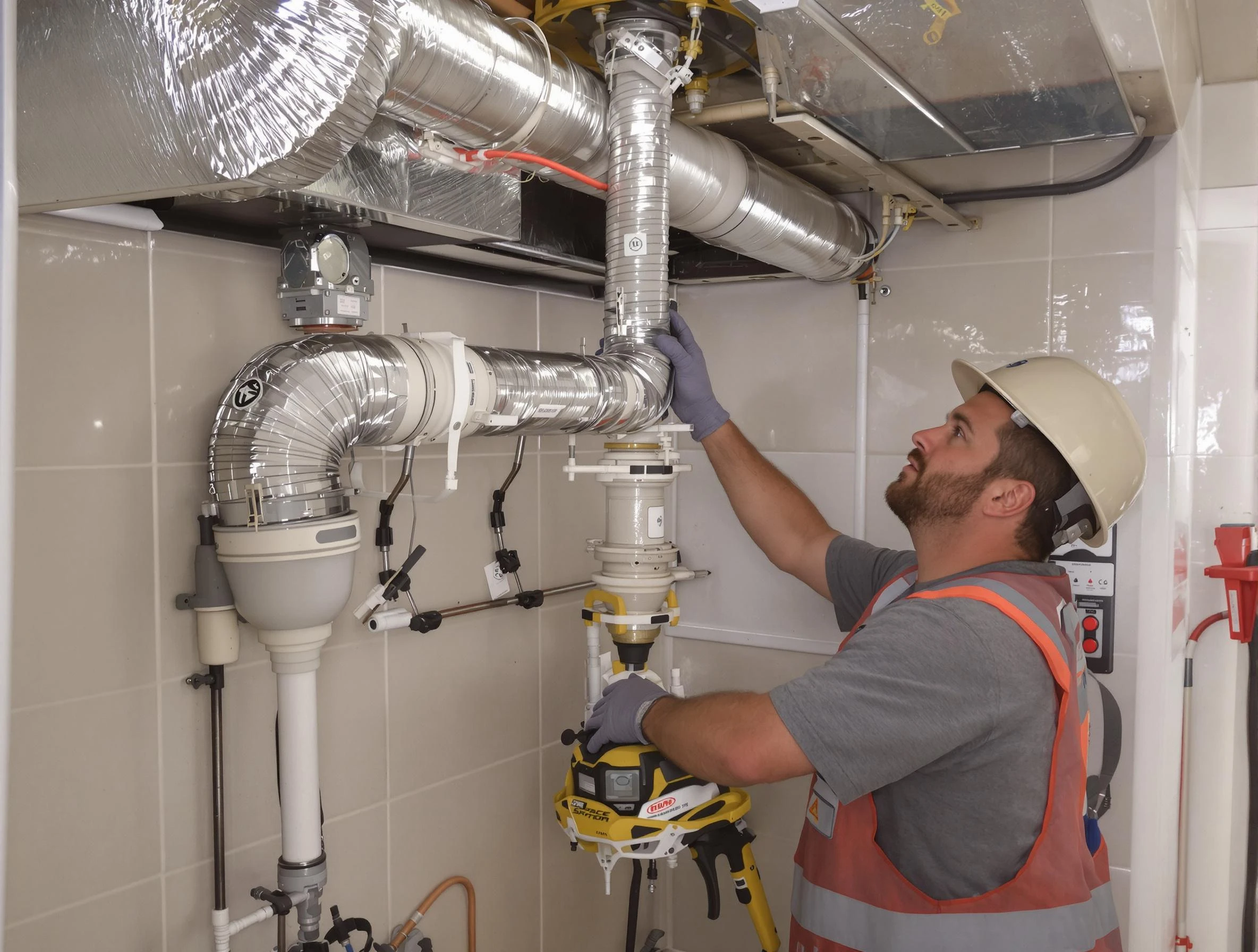 Palmetto Dryer Vent Cleaning expert performing professional dryer vent repair and installation in Palmetto